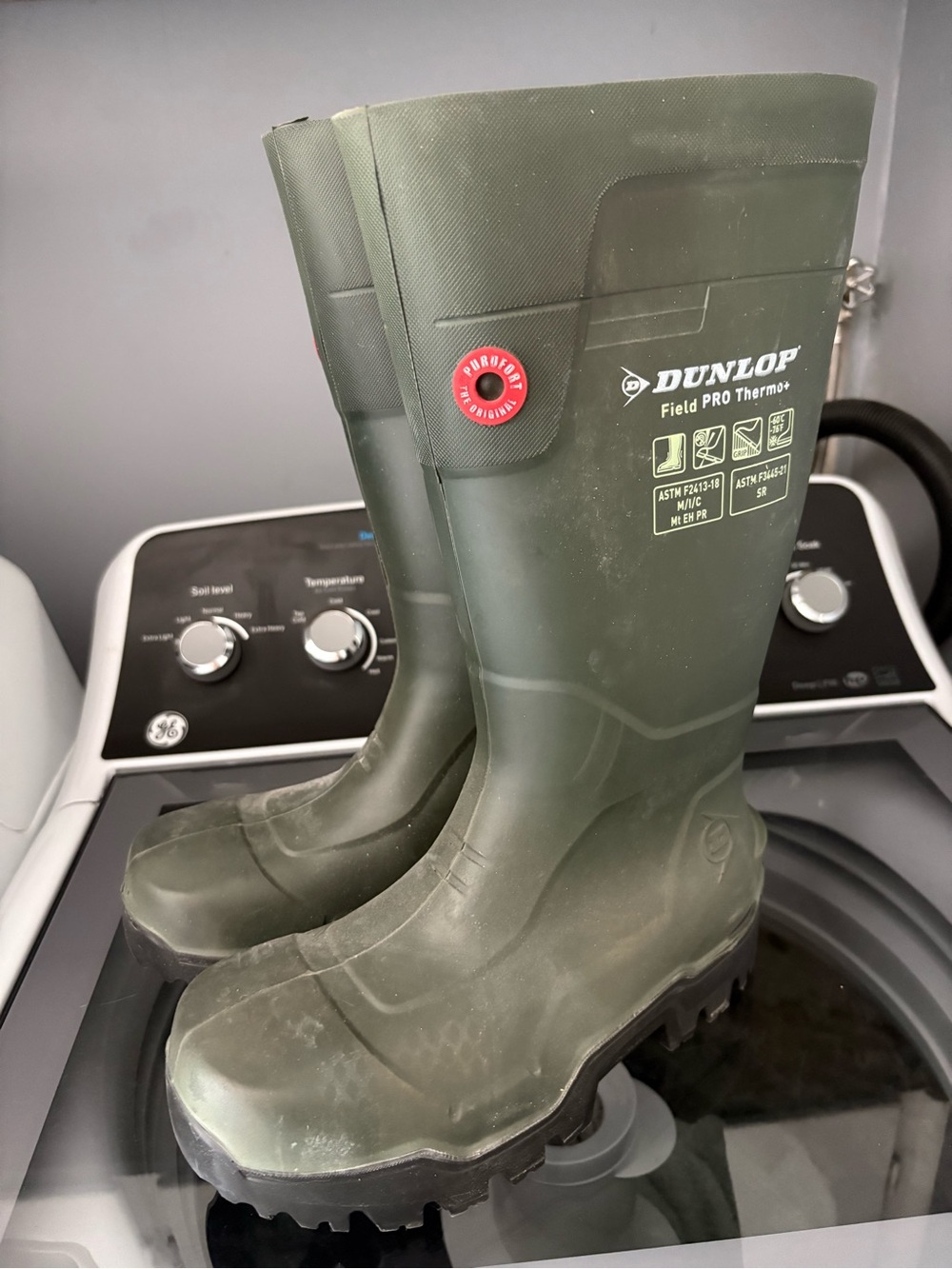 DUNLOPS Field PRO Thermo Green Insulated Waterproof Boots
